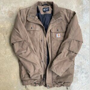 Carhartt Full Swing Relaxed Fit Quick Duck Insulated Traditional Coat Mens Small